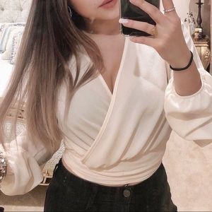 Fashion Nova Wrap Top